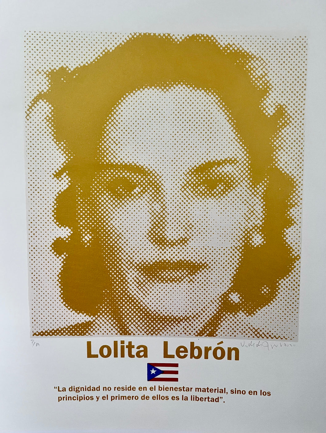 Lolita Lebron por Osvaldo de Jesus
