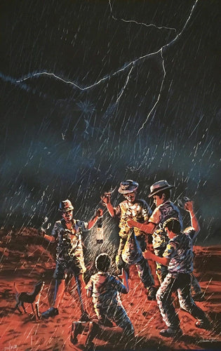 Y a los jueyeros sorprendio la lluvia de Wichie Torres