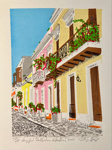 Calle San Sebastian por Martinez Geigel