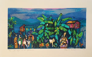 Reyes en el Platanal por Anna Nicholson