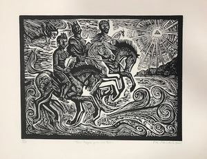 Portfolio de grabados de los Tres Reyes Magos
