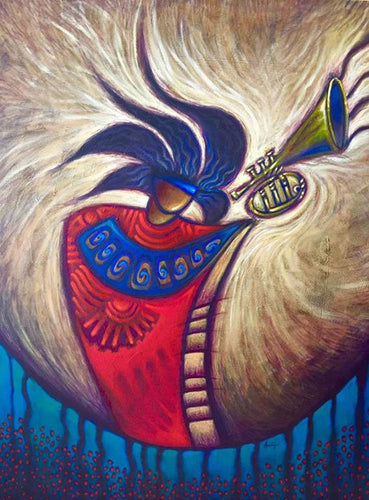 Trompetista por Frank Andujar